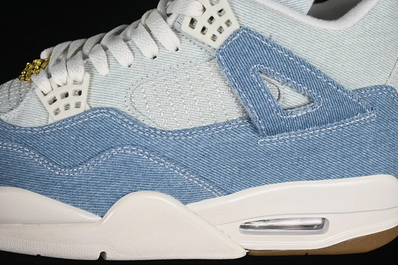 All categories Air Jordan Jordan series basketball shoes Air Jordan 4 Air Jordan 4 Denim "Worn Blue" AJ4 Joe 4 washed denim IB6716-100